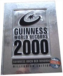 Guinness Buch 2000, titelseite